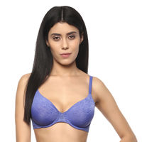 Buy SOIE- Earthred Full coverage Non padded Non wired Bra-Earthred