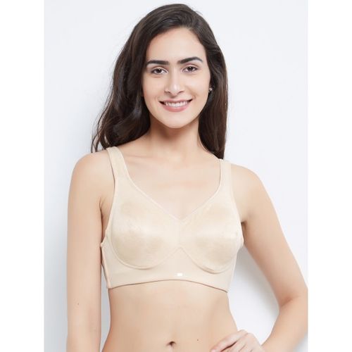 Buy SOIE Womens Non-Padded Non-Wired Full Coverage Minimizer Bra - Nude  Online