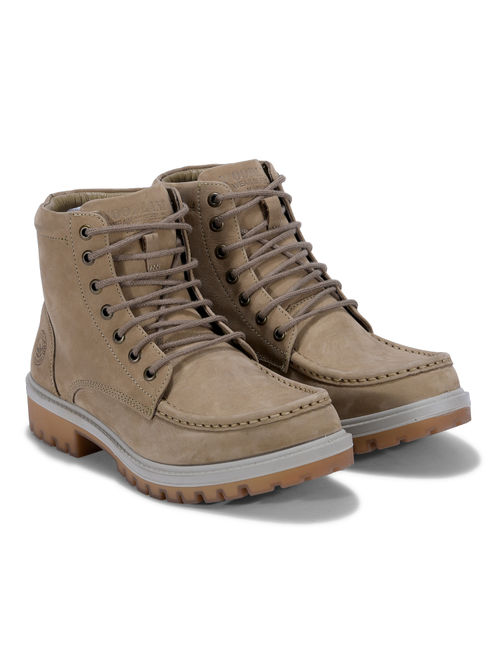 Buy WOODLAND Men High Top Casual Lace-Ups Boots Khaki Online