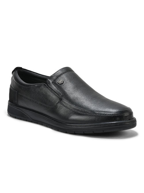 Buy WOODLAND Men Formal Black Slip On Loafers Online