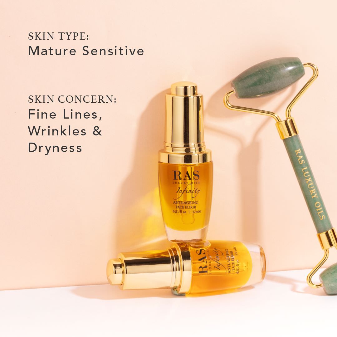 RAS Luxury Oils Infinity AntiAgeing Face Elixir, Lightweight Serum