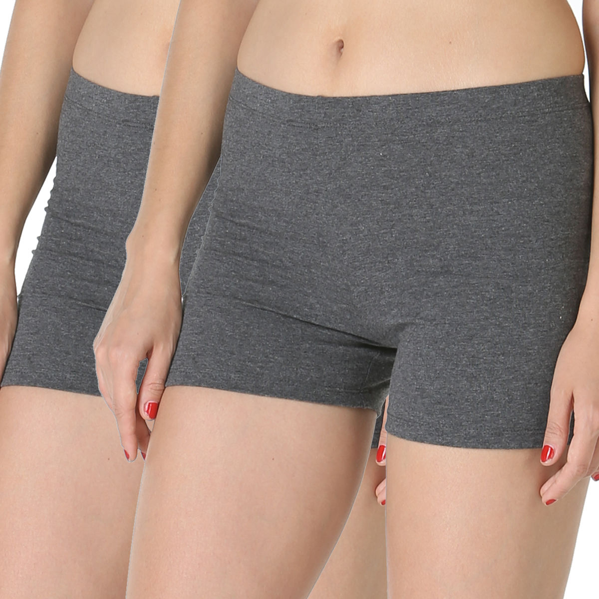 Buy Adira Pack Of 2 Under Dress Shorts - Grey online