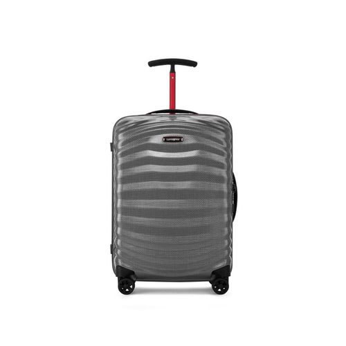 Samsonite Lite-Shock D Sport Spinner Hard Sided Eclipse Grey Luggage Bag (S)