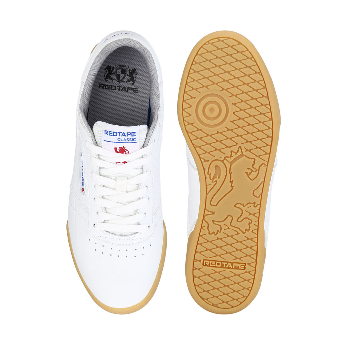 Red Tape Men White Sneakers (UK 8): Buy 