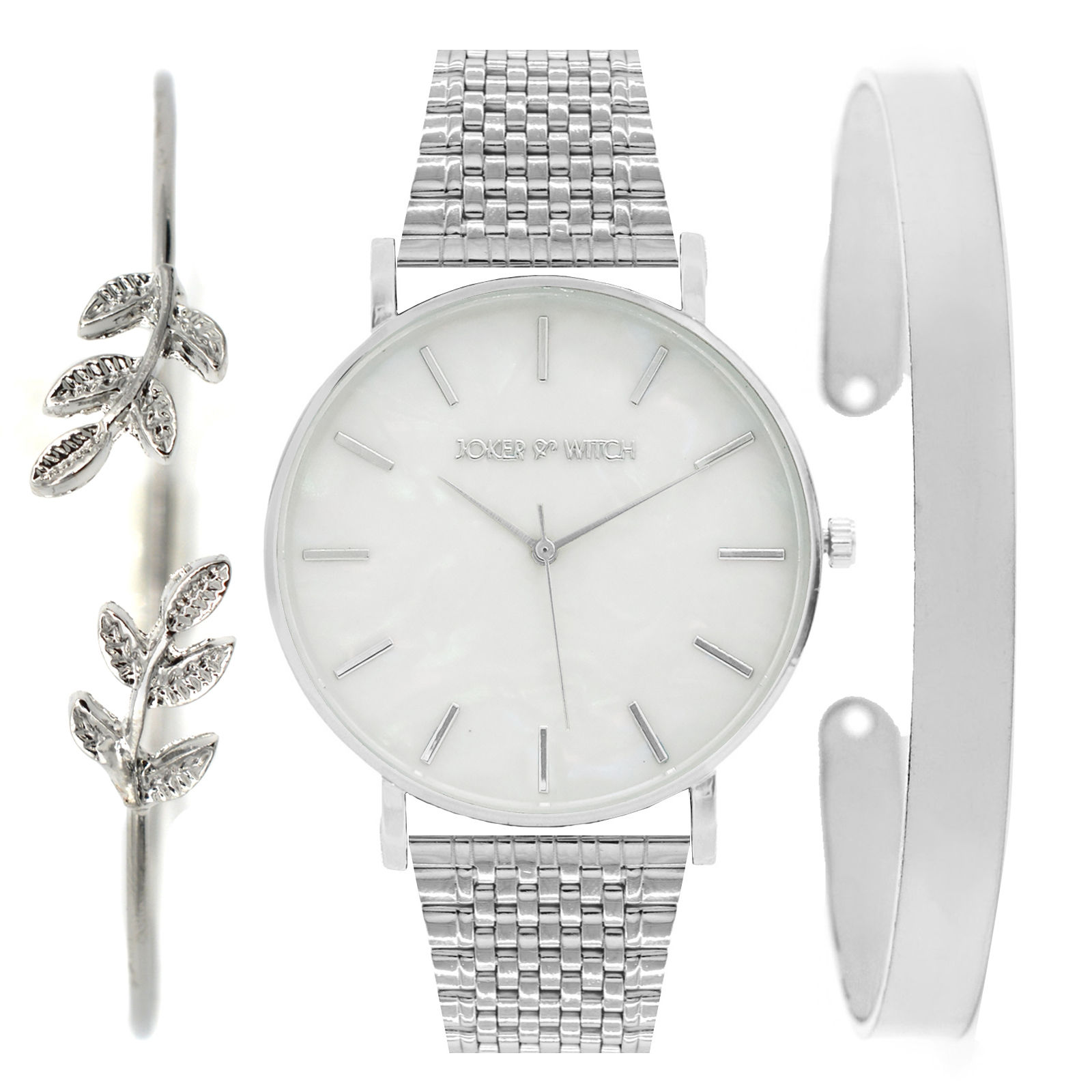 Joker  Witch Babe Silver Watch Bracelet Stack For Women Buy Joker  Witch  Babe Silver Watch Bracelet Stack For Women Online at Best Price in India   Nykaa