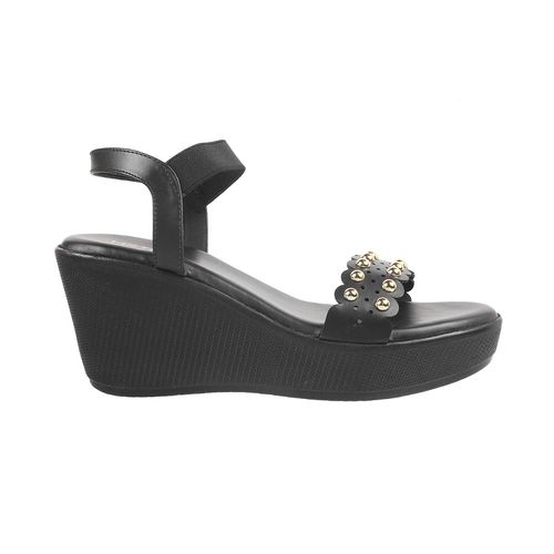 Buy Metro Womens Black Platform HeelsMetro Women Black Synthetic