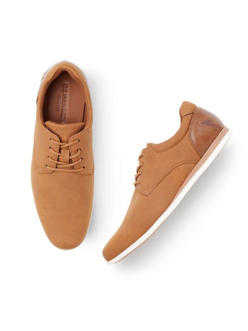 POLO Men Lucius Tan Work Casuals Lace Up Shoes