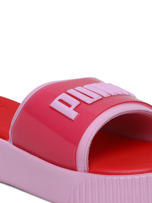 Puma Platform Slide Fashion Wns Women Flip Flops Pink (3)