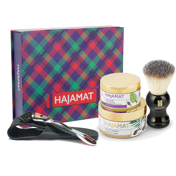 Hajamat Premium Shaving Essentials Kit Set Containing 5 Products - 1
