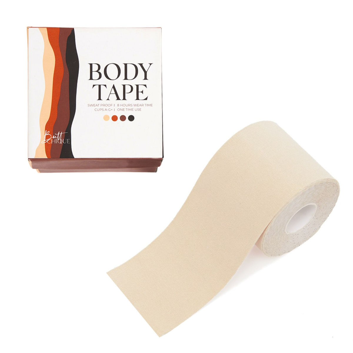 BUTTCHIQUE Breast Lift Body Tape (5 Meter Roll), Lifts Your Breasts, Gives  The Perfect Cleavage & Supports from All Directions, Lasts Upto 8-10 Hours