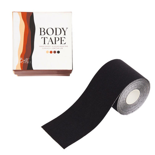 Buy ButtChique Black Body Tape 5 Meter Roll, Lifts Your Breasts & Lasts  Upto 8-10 Hours Online
