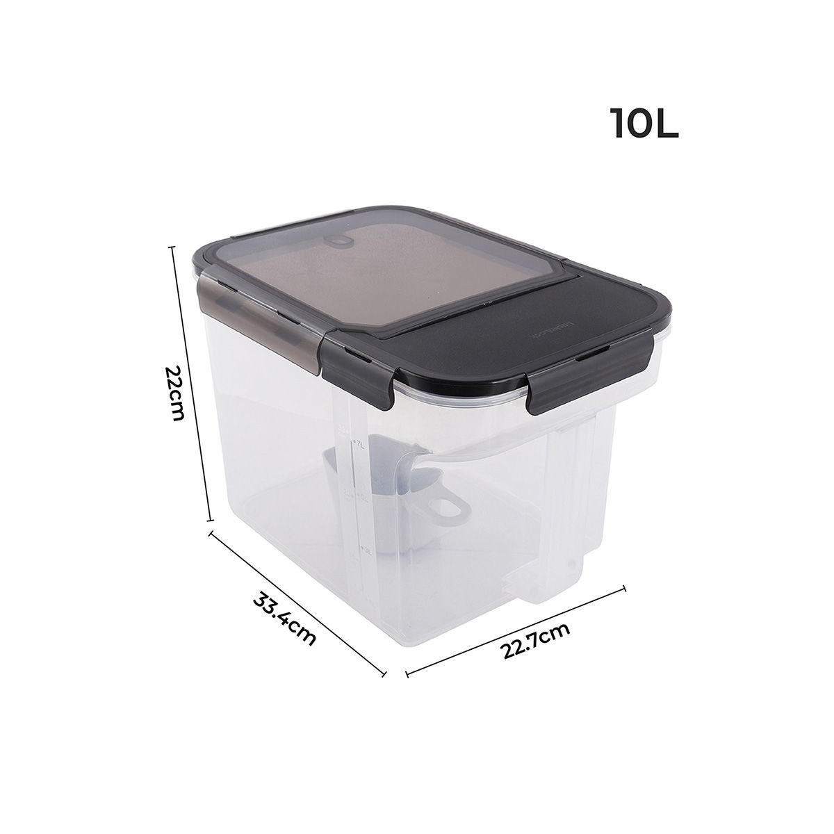 Lock & Lock Pantry Airtight Food Storage Container With 240 Ml Scoop