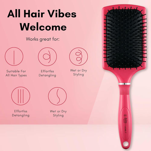 Buy Beauté Secrets Gently Detangles Large Paddle Hair Brush For
