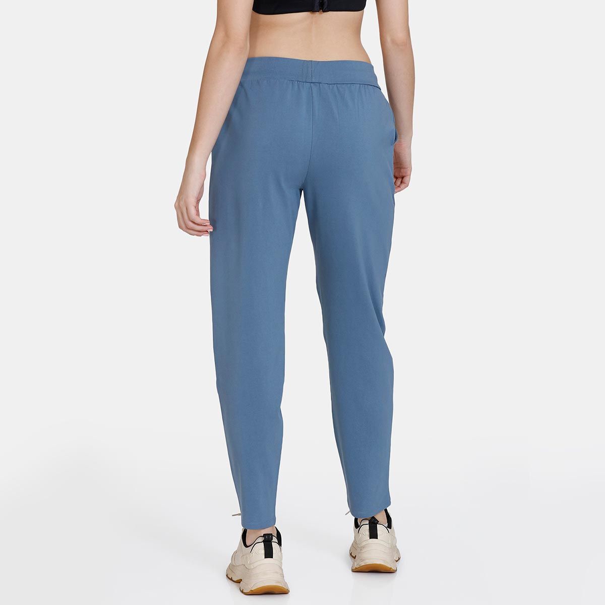 Zivame Zelocity Relaxed Fit Quick Dry Track Pants China Blue Buy