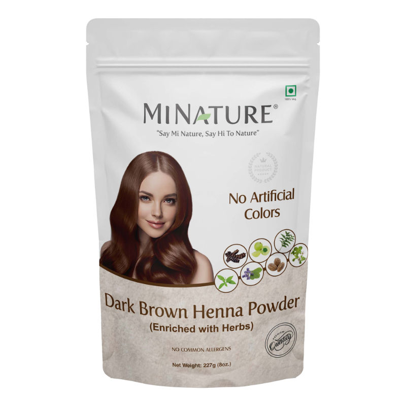 Buy Minature Dark Brown Henna Powder With Herbs Online