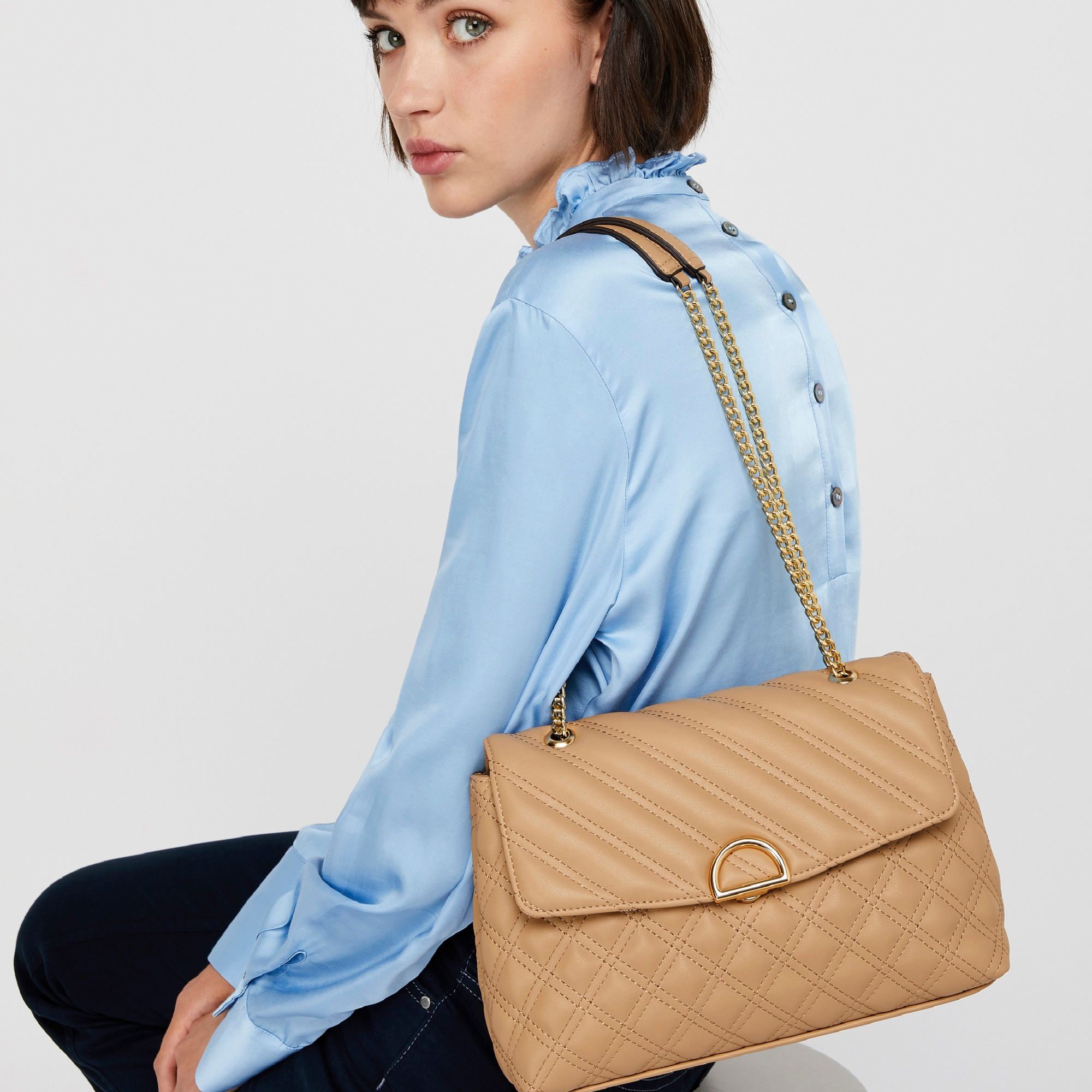 Buy Accessorize London Ayda Quilted Shoulder Bag Online