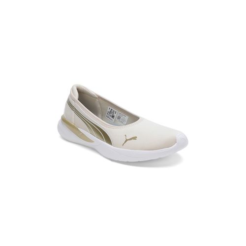 Puma Evelyn Soft ride Womens Beige Ballerina (UK 4)