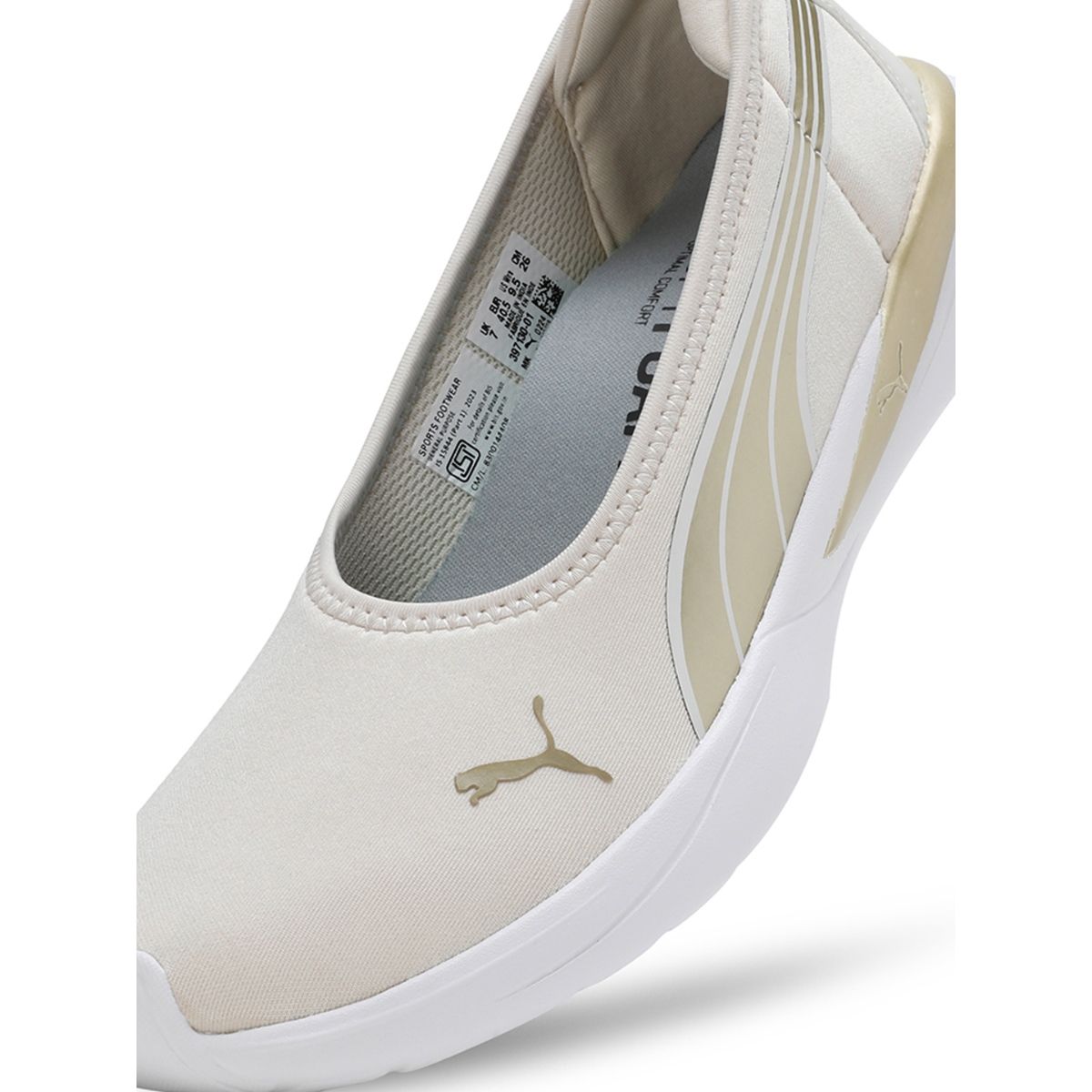 Puma textured ballerinas shop