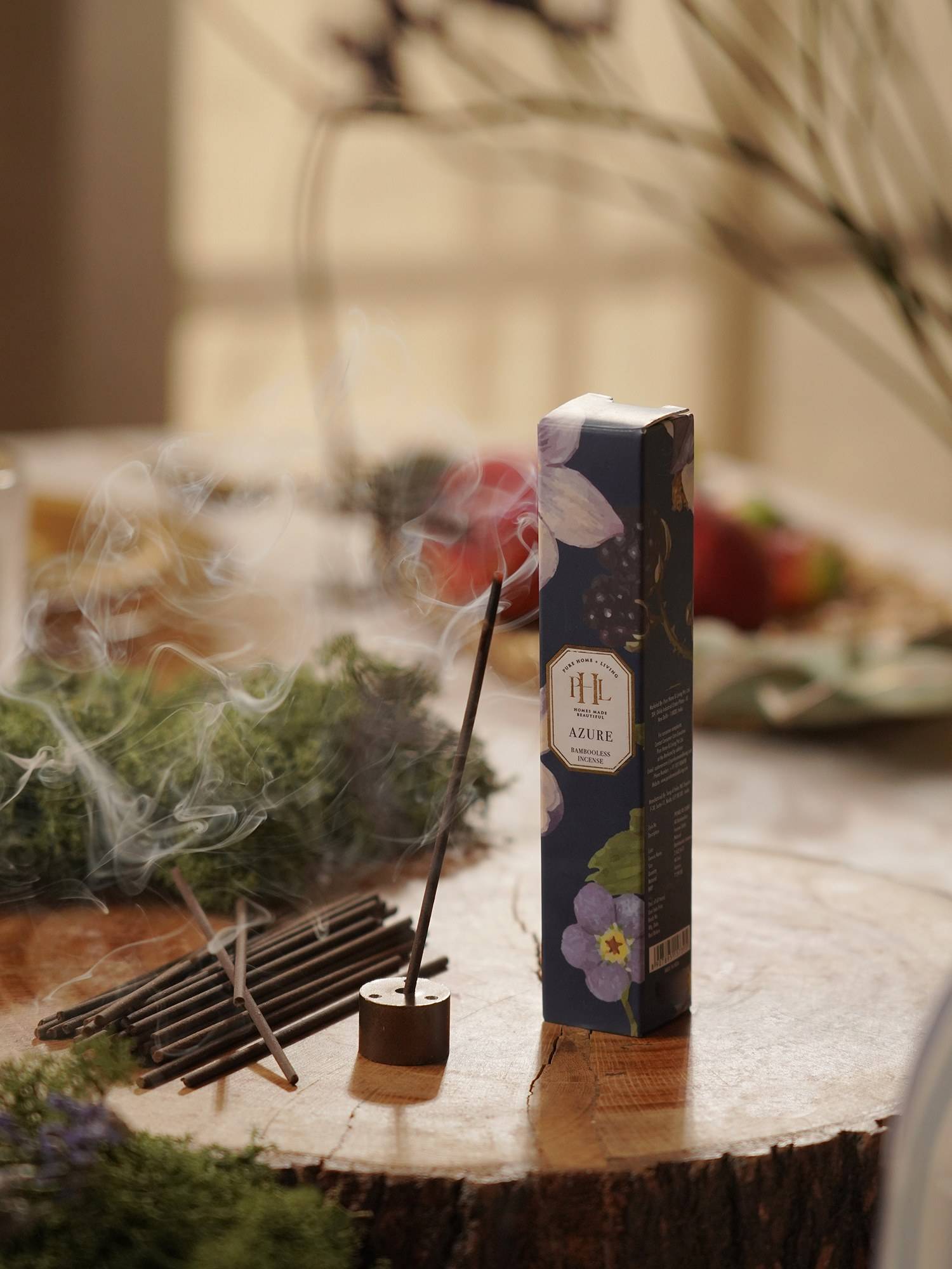 Buy Pure Home + Living Azure Bamboo less Incense Stick (Pack of 40