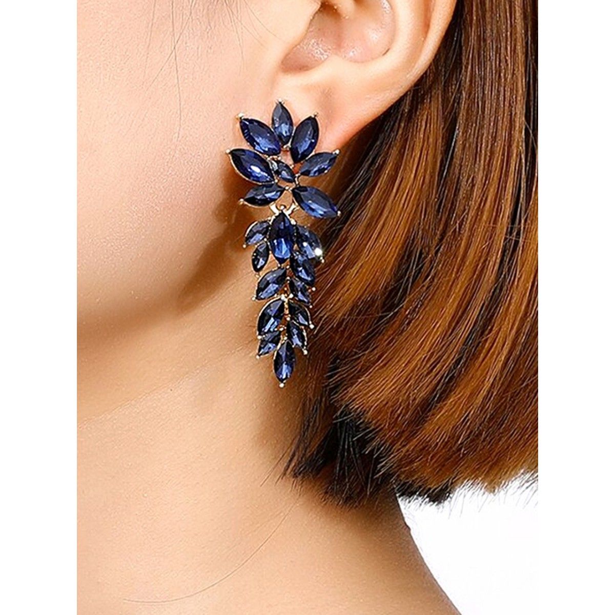 Aggregate more than 88 navy blue earrings online