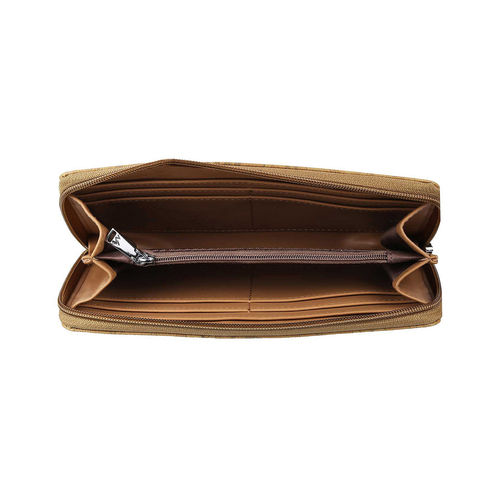 Buy Mochi Brown Solid Organic Wallet Online