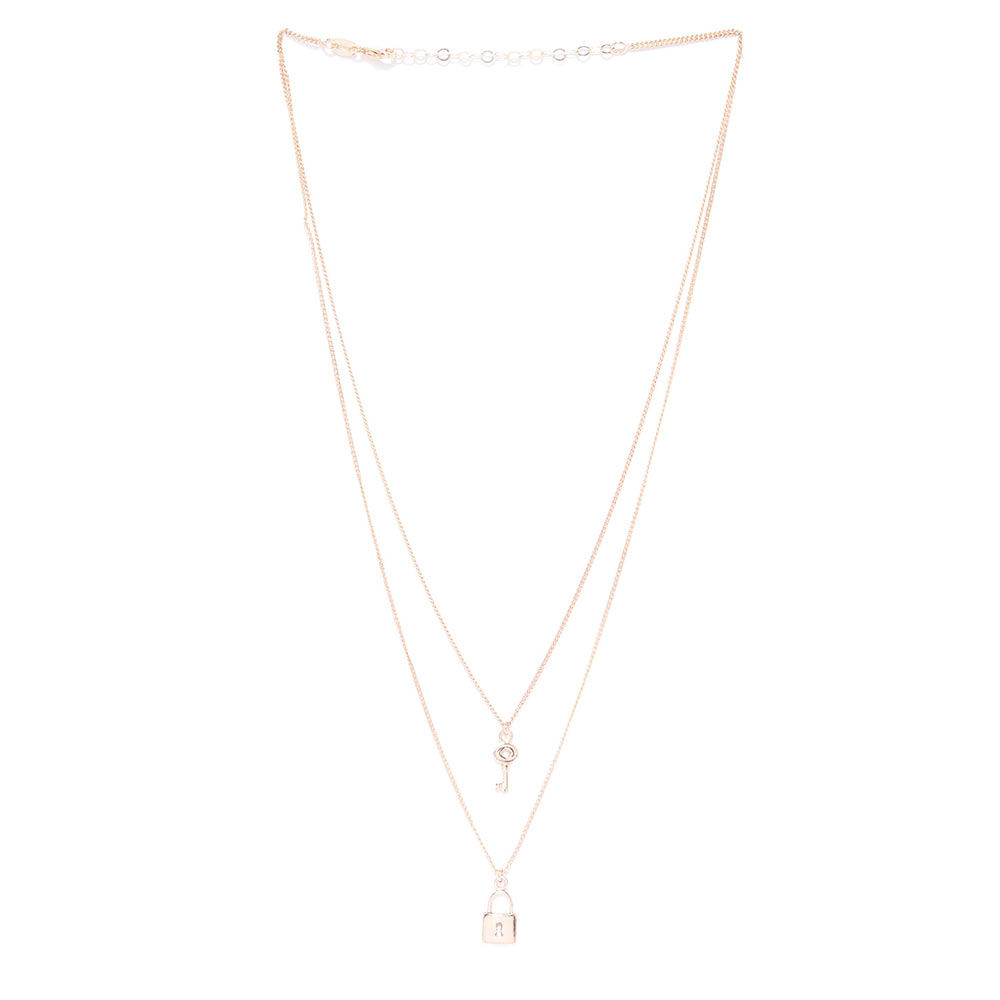Carlton London Fashion Jewellery Gold Necklaces