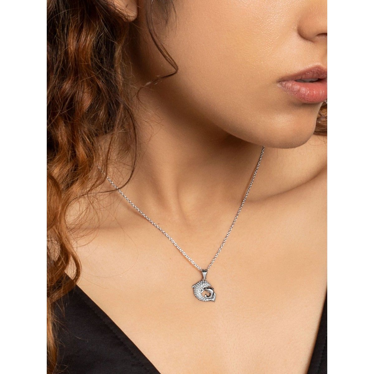 Giva Sterling Silver Dual Dolphin 