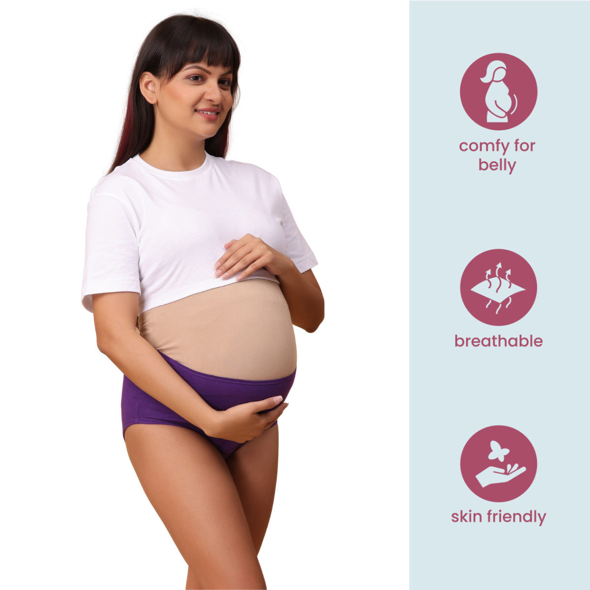 Morph Maternity Pack Of 3 Maternity Panties Purple Buy Morph