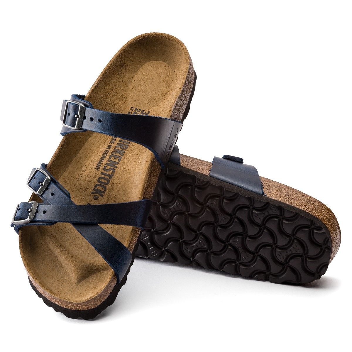 Dark hotsell blue birkenstocks