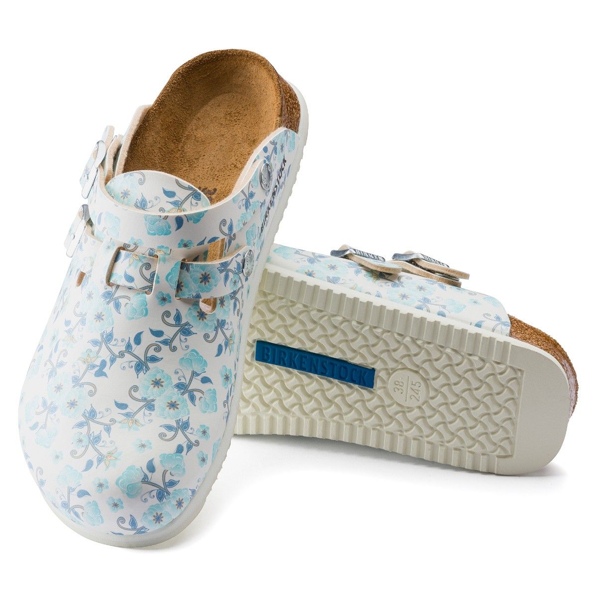 Buy Birkenstock Kay Sl Blue Birko Flor Narrow Width Clogs Online