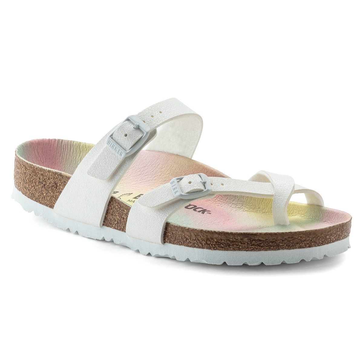 Birkenstock mayari sales sandals white