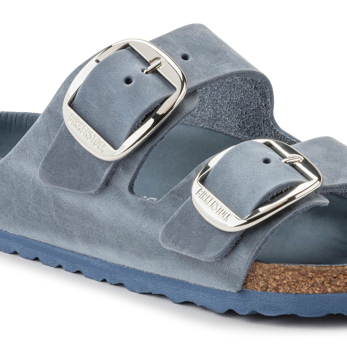 Buy Birkenstock Arizona Big Buckle Blue Oiled Leather Narrow Width