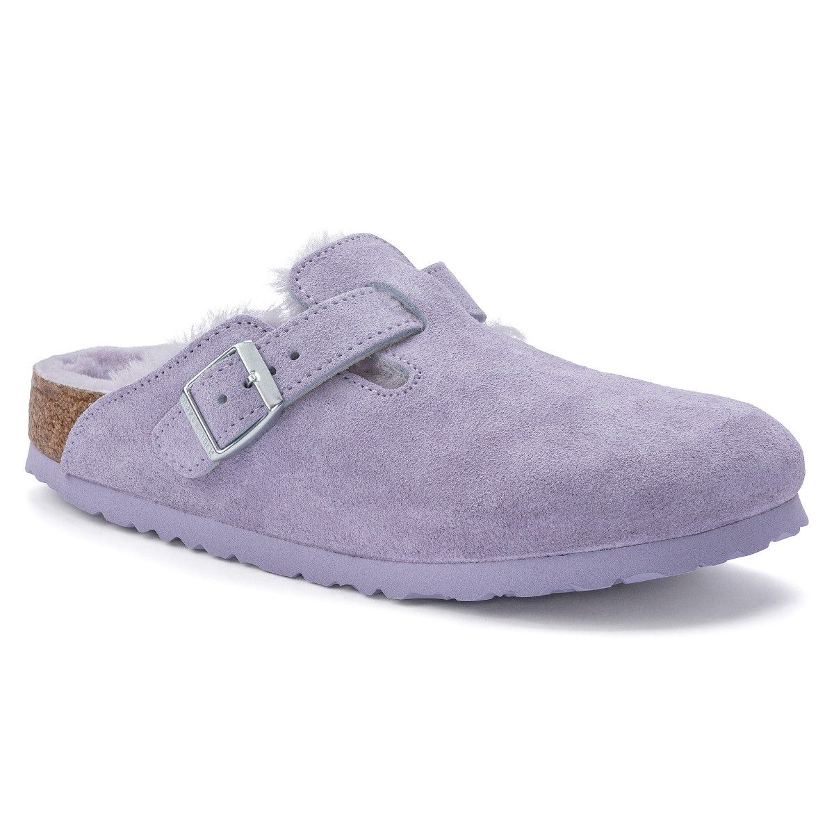 Shearling birkenstock hotsell clogs