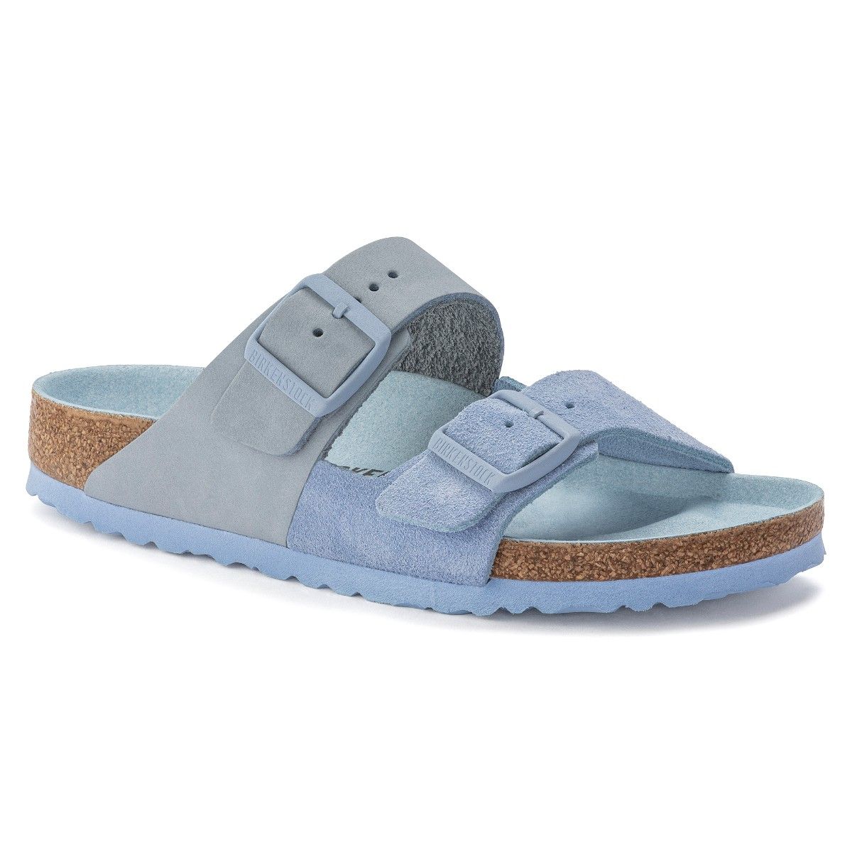 Buy Birkenstock Arizona Split Blue Nubuck suede Leather Narrow