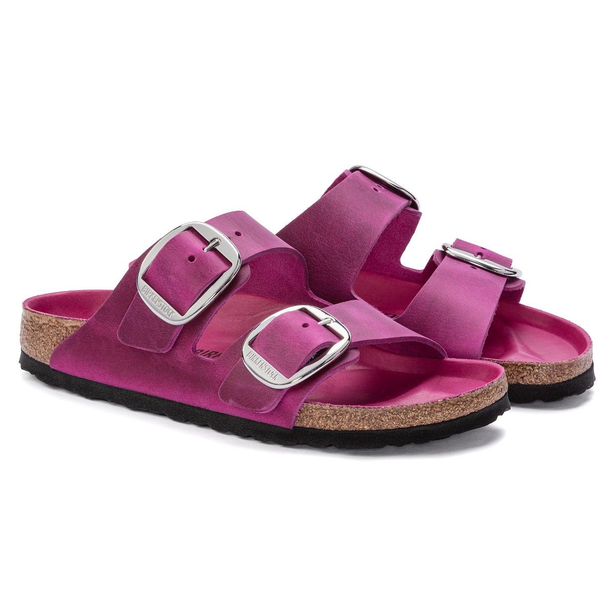 Pink big hotsell buckle birkenstock