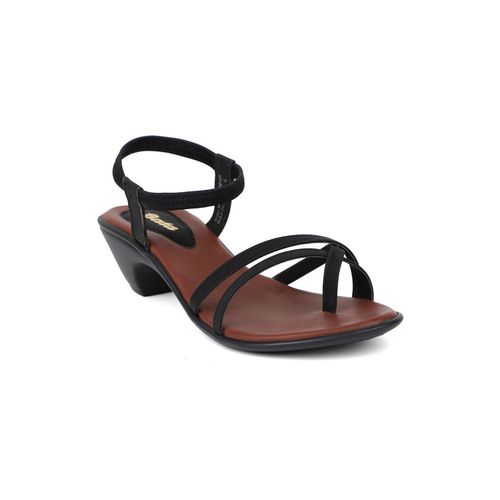 Bata Sandals Amazon Bata Heels Bata Solid/Plain Black Heels (UK 4)