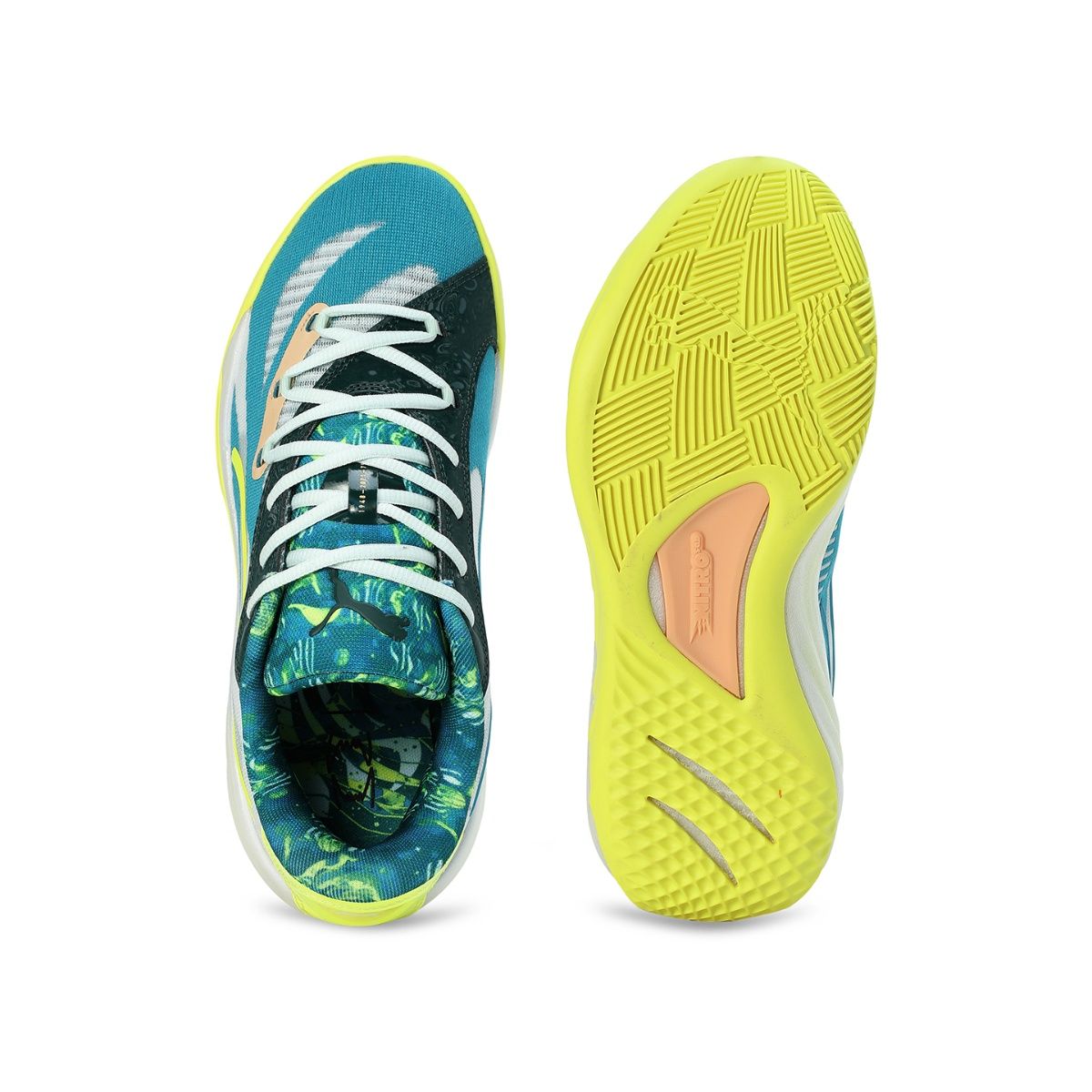 Buy Puma All-Pro NITRO Hoops Dreamz Unisex Green Basketball Shoes