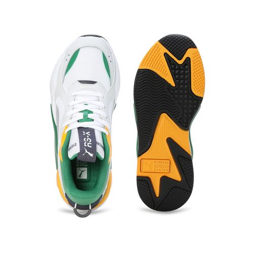 Puma RS-X Geek Unisex White Green Sneakers