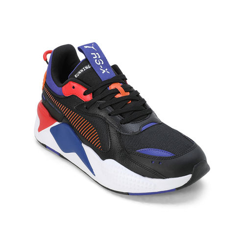 Puma RS-X Geek Unisex Black Purple Sneakers (UK 10)