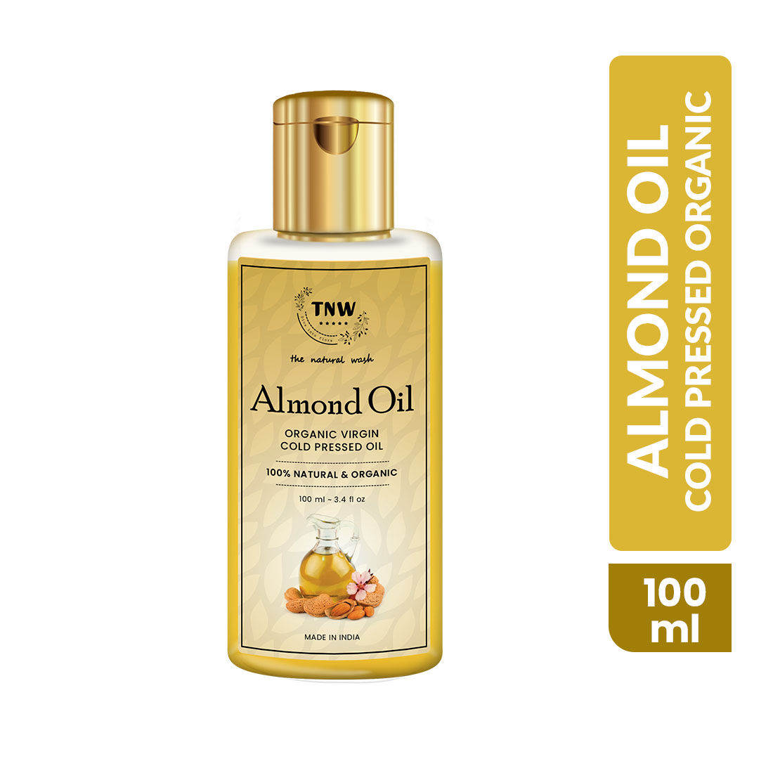 Cold Pressed Sweet Almond Oil - Triple AAA+ Grade Quality, For Hair, F –  First Botany