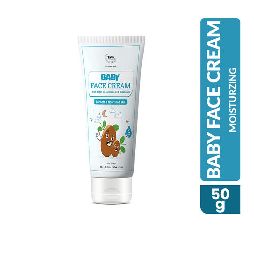 TNW The Natural Wash Moisturizing Baby Face Cream For Delicate Skin With  Avocado Hibiscus