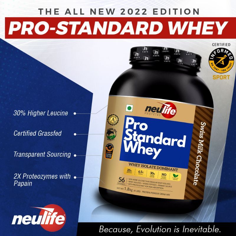 Buy Neulife Procel ProStandard 100 Whey Protein Isolate Powder