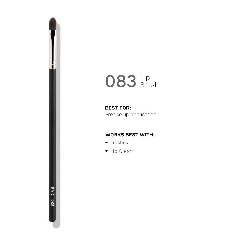 PAC Lip Brush 083 - Flat Lip Contour & Filler Brush, Precise Control for Smooth, Flawless Lip Lines