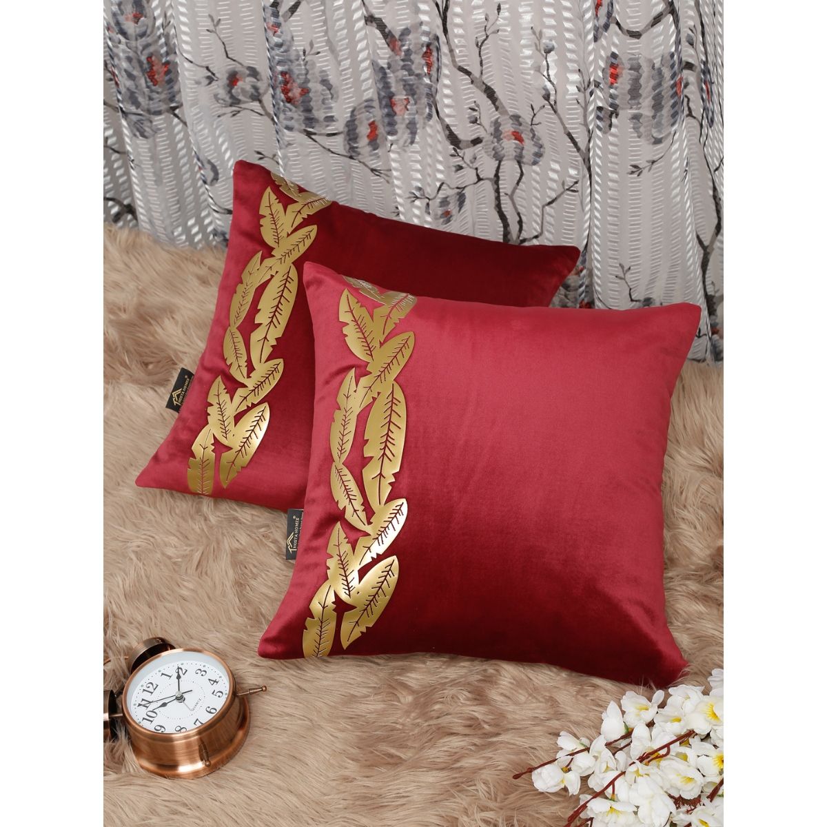 Cushions red and gold new arrivals