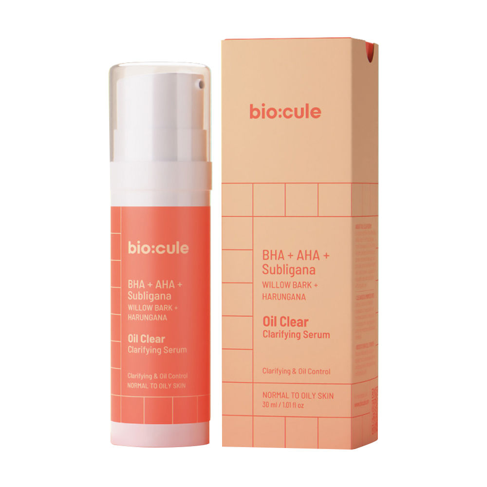 Biocule AHA BHA Oil Clear Clarifying Face Serum For Normal To Oily Skin