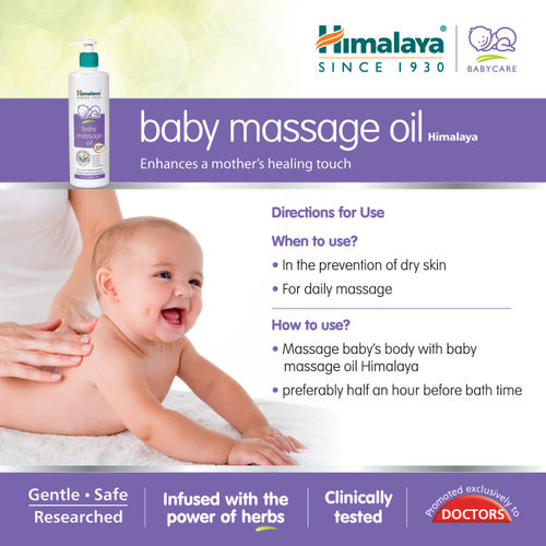 Himalaya Baby Massage Oil Buy Himalaya Baby Massage Oil Online At Best Price In India Nykaa