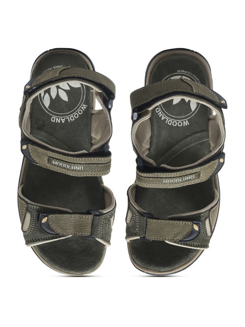 Olive Green Woodland Shoe Type Sandals WOODLAND Men Olive Green