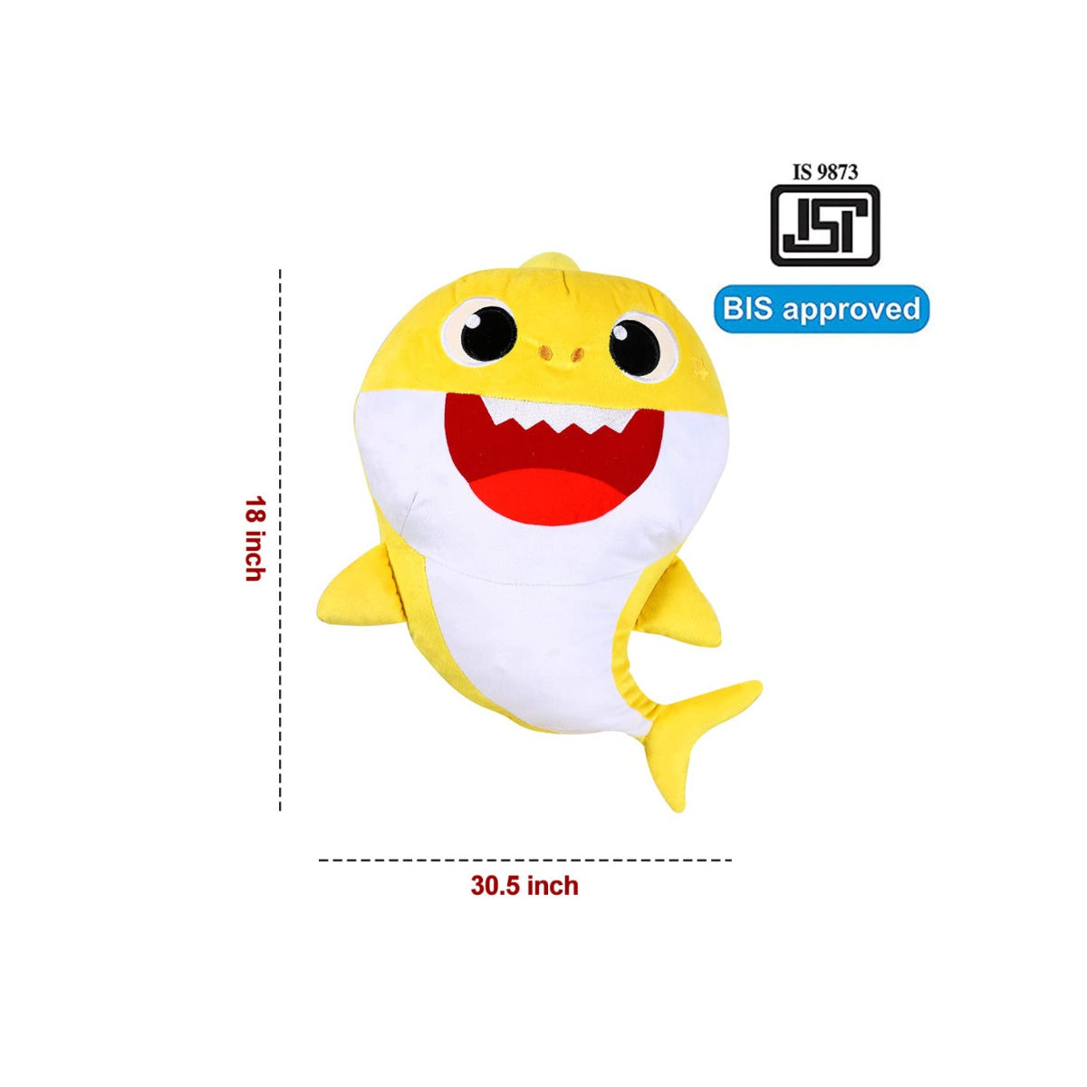 Baby Shark Plush Cuddle and Sing with Plush Toy 18 Inch for Kids 1