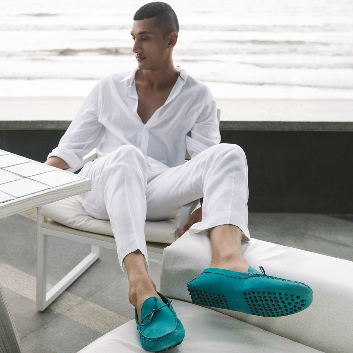 Buy Baron Bay Marino Turquoise Loafers Online