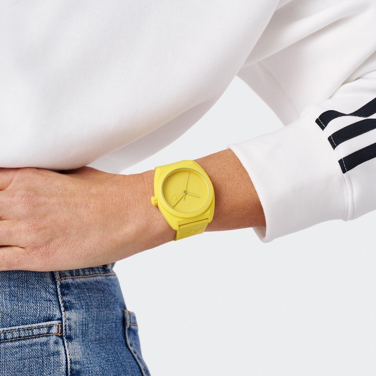 Adidas yellow watch clearance